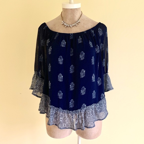 Lucky Brand Off the Shoulder Top - Picture 2 of 6